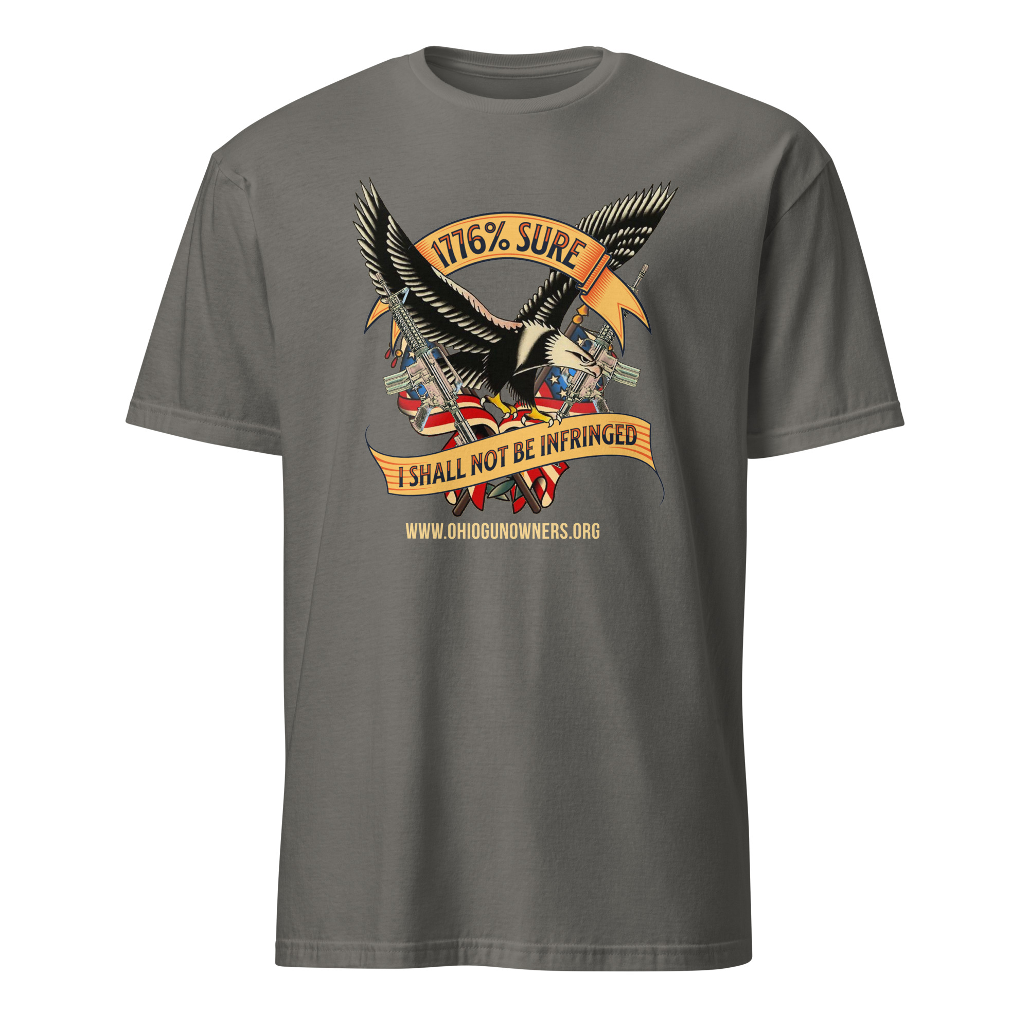 Supersoft – Short-Sleeve – Unisex – Gold Text -“I’m 1776% Sure” - Image 7