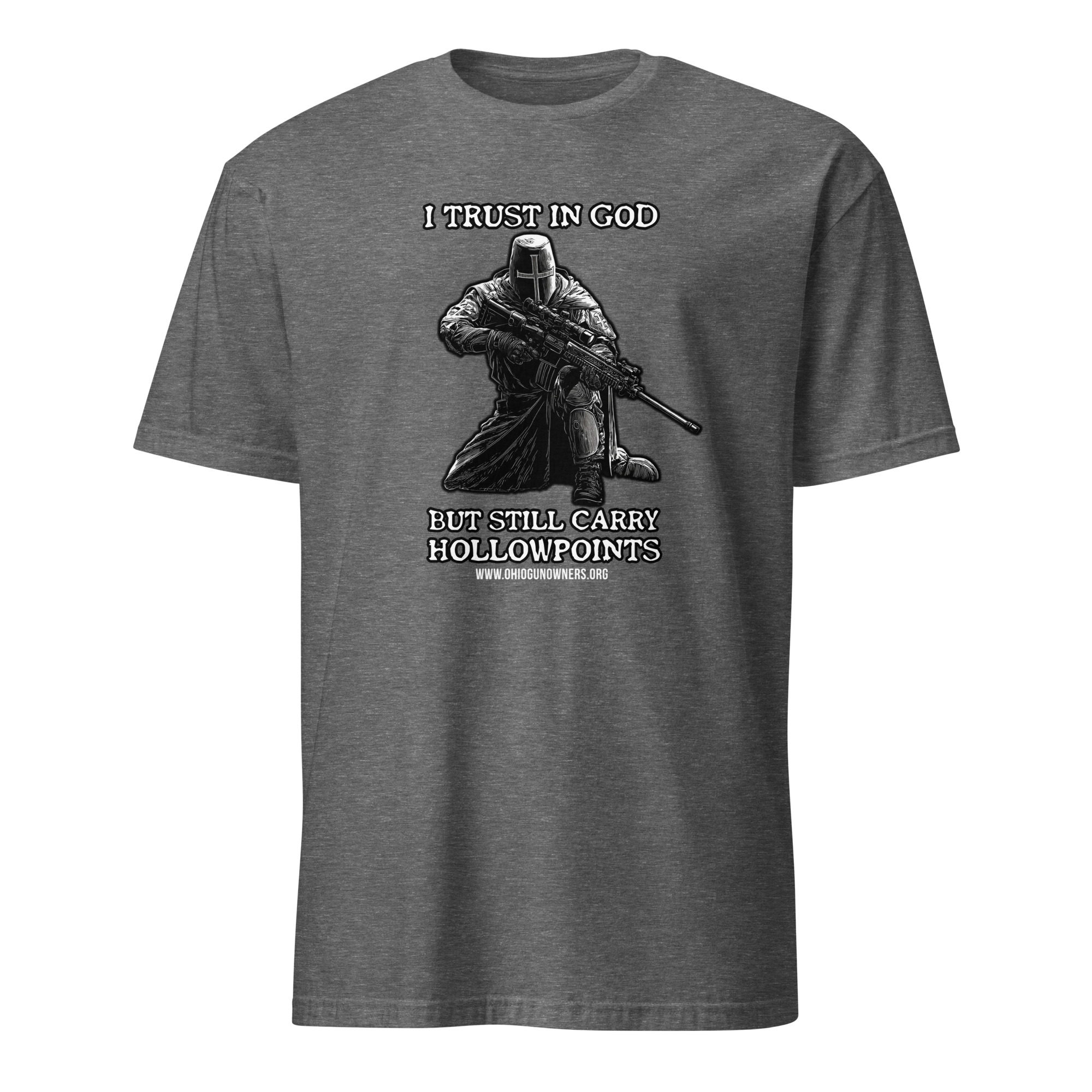 Supersoft – Short-Sleeve – Unisex – White Letters “I Trust In God” - Image 4