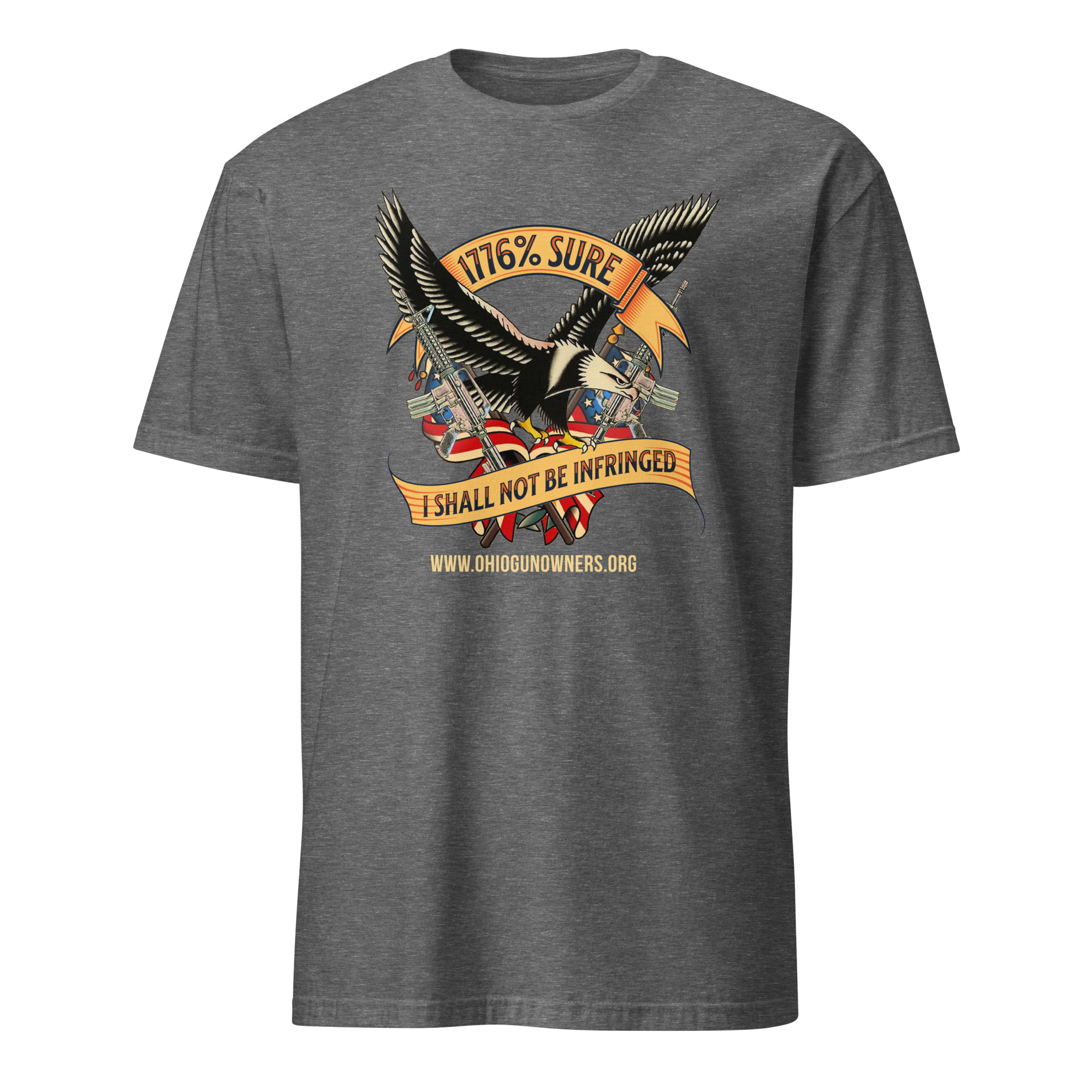 Supersoft – Short-Sleeve – Unisex – Gold Text -“I’m 1776% Sure” - Image 5