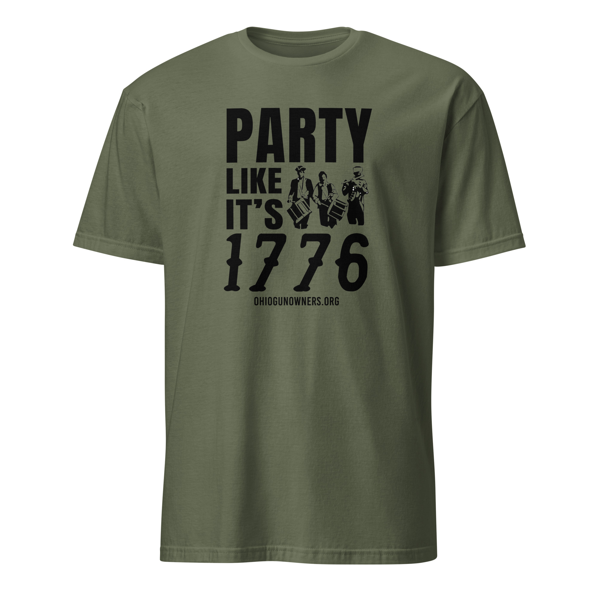 Supersoft – Short-Sleeve- Unisex – Dark Text – “Party Like It’s 1776” - Image 2