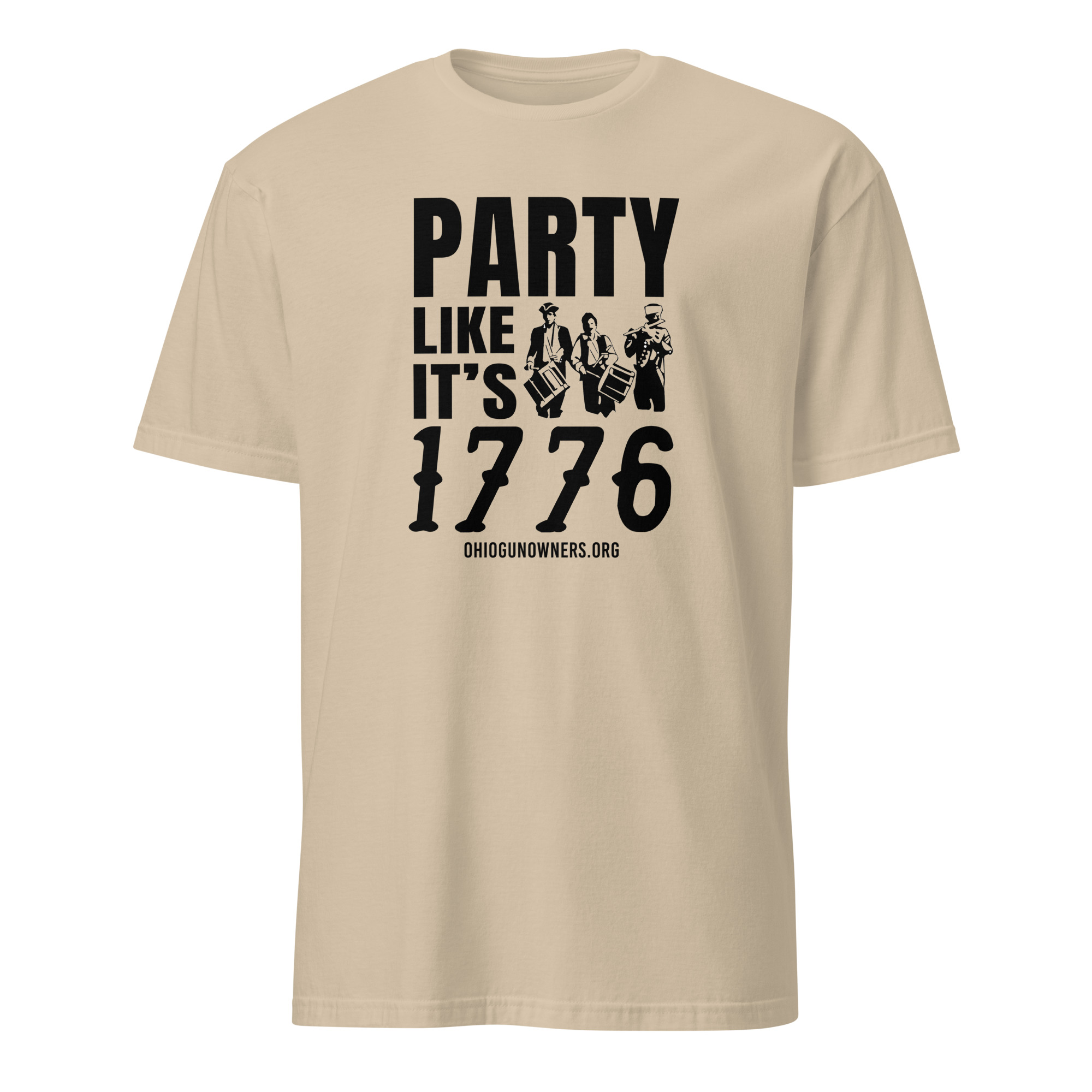 Supersoft – Short-Sleeve- Unisex – Dark Text – “Party Like It’s 1776” - Image 5