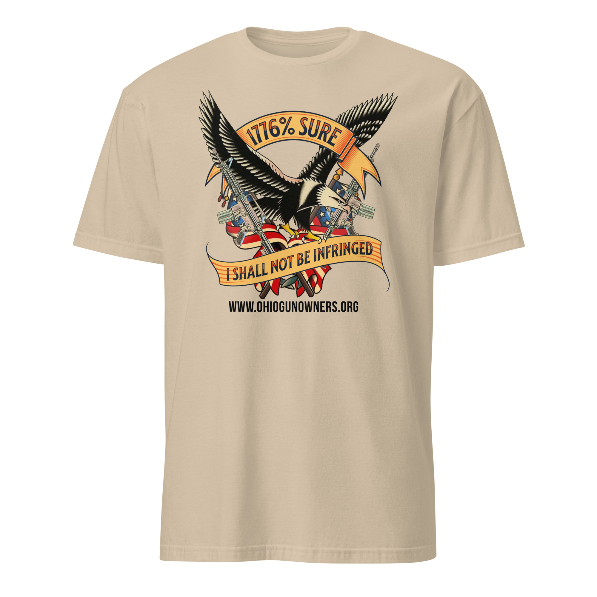Supersoft – Short-Sleeve – Unisex – Black Text “I’m 1776% Sure” - Image 7
