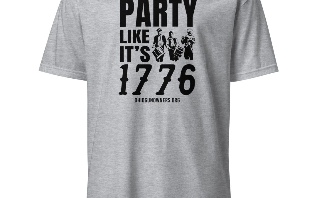 Supersoft – Short-Sleeve- Unisex – Dark Text – “Party Like It’s 1776”