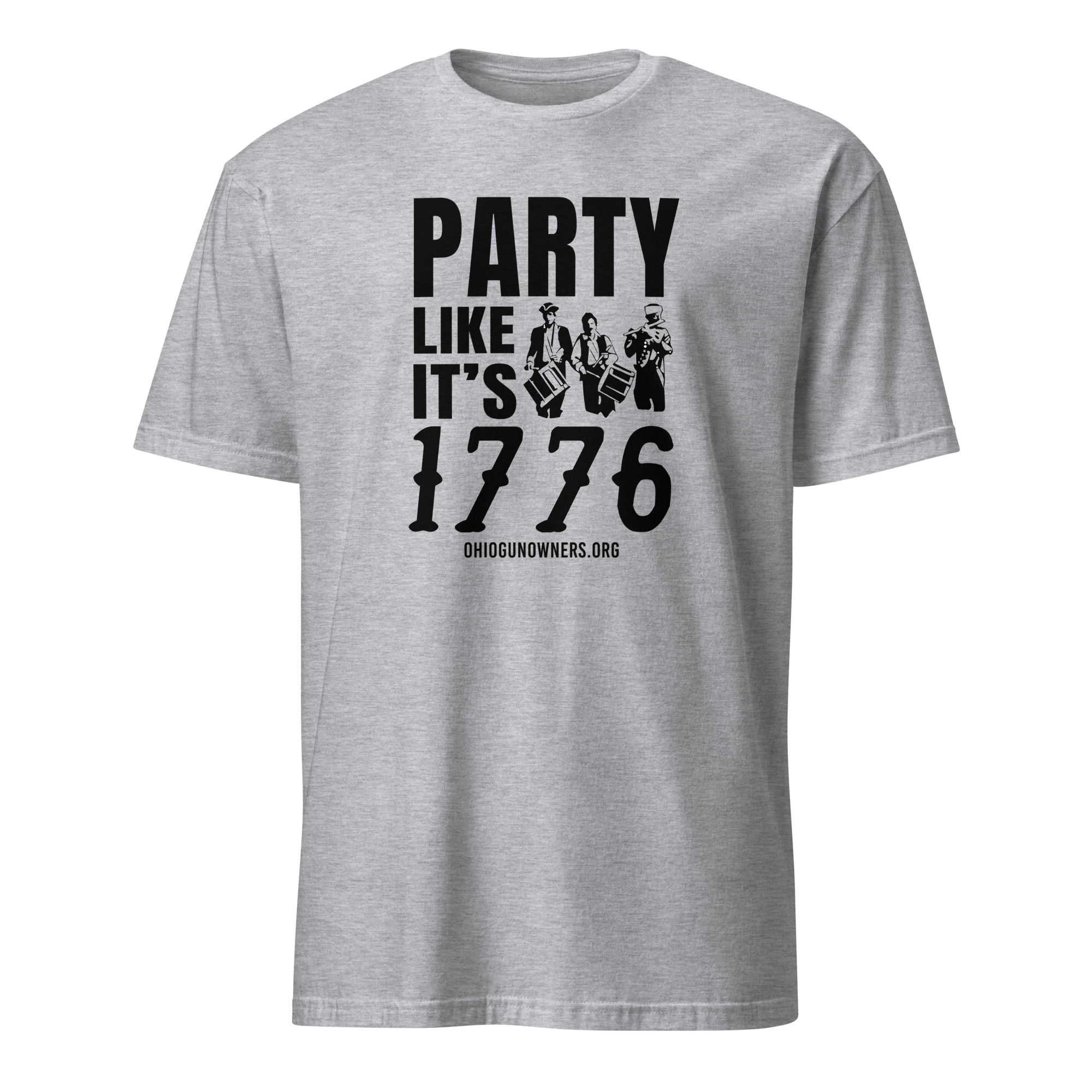 Supersoft – Short-Sleeve- Unisex – Dark Text – “Party Like It’s 1776”