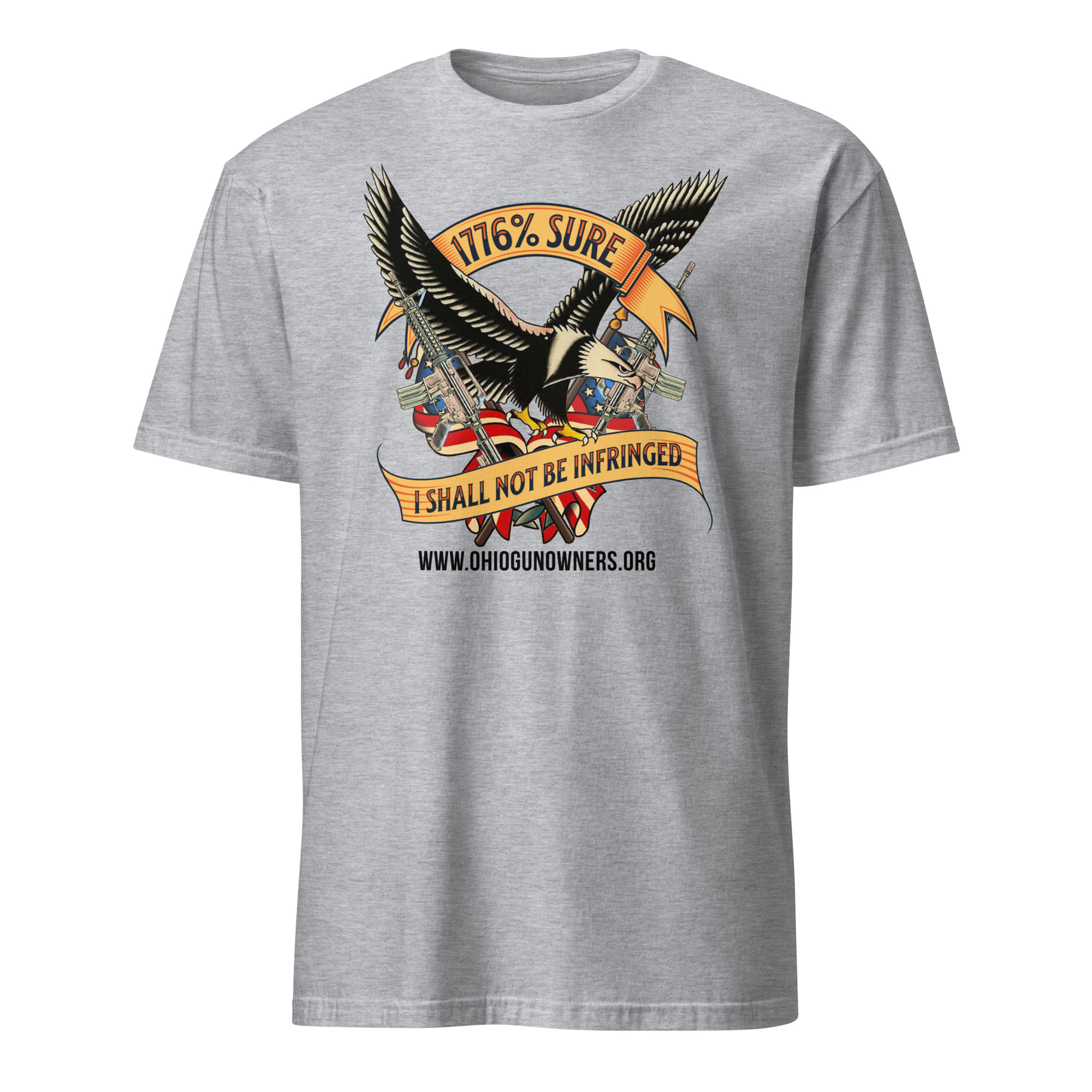 Supersoft – Short-Sleeve – Unisex – Black Text “I’m 1776% Sure” - Image 8