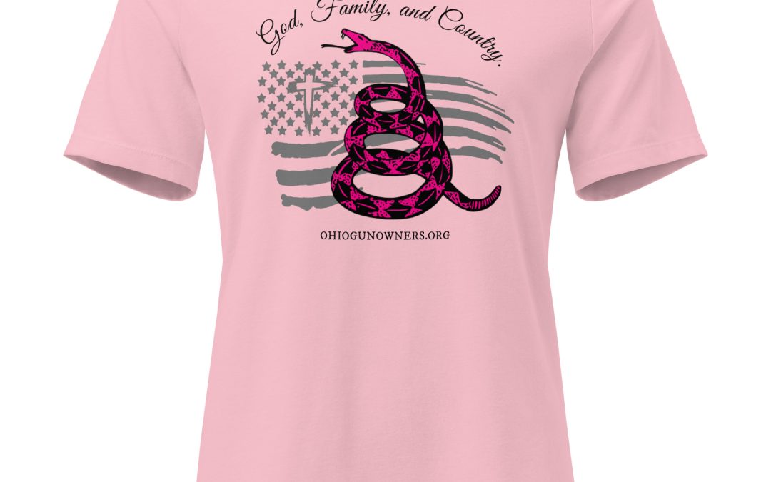 Supersoft – Short Sleeve – Women’s – Black Text – God, Family and Country