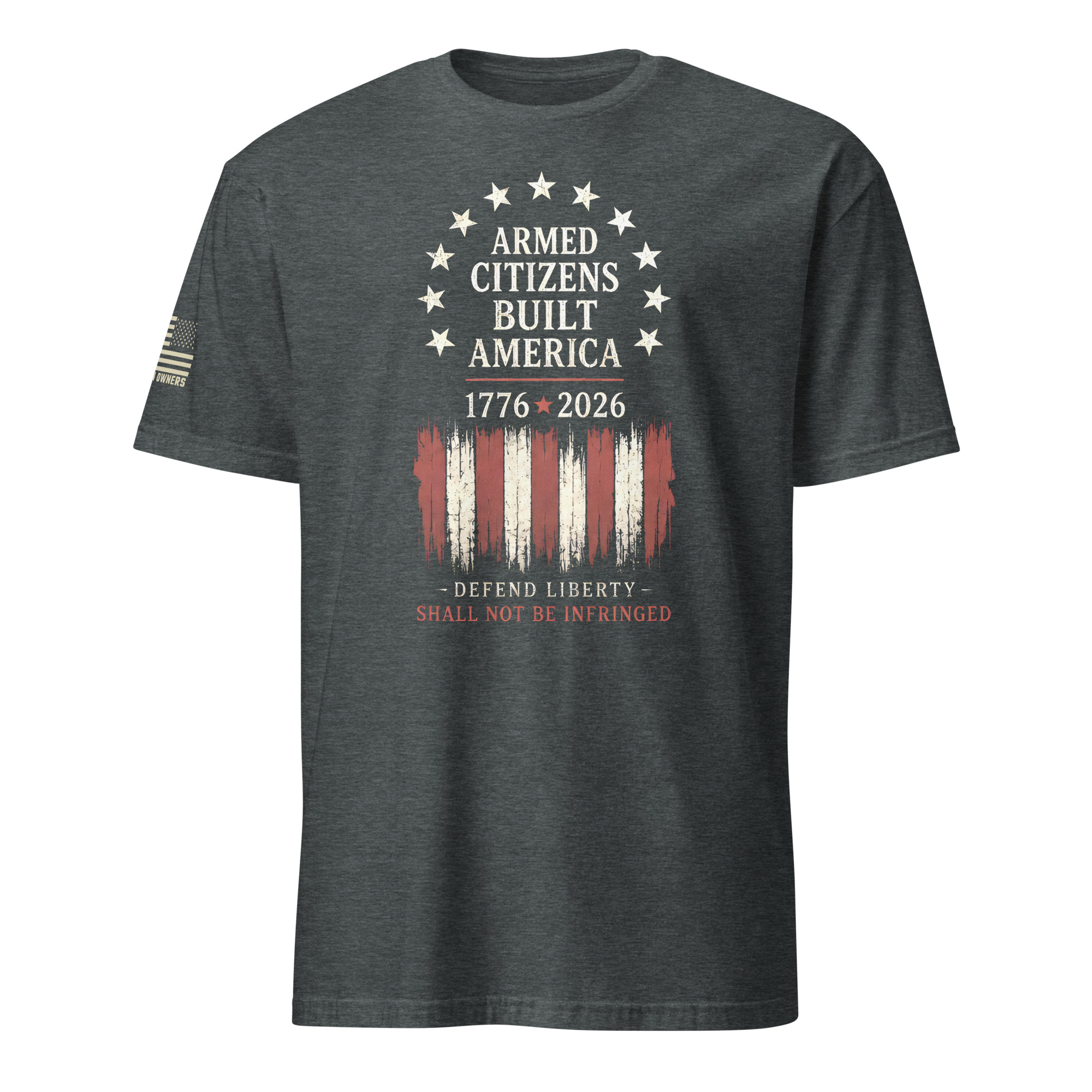 Supersoft – Short Sleeve – Unisex – “Armed Citizens Built America” - Image 3