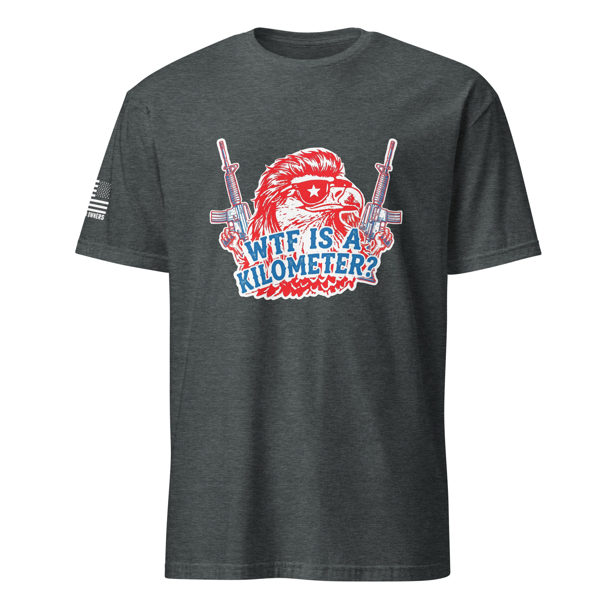 Supersoft – Short Sleeve – Unisex – "WTF Is A Kilometer” - Image 3