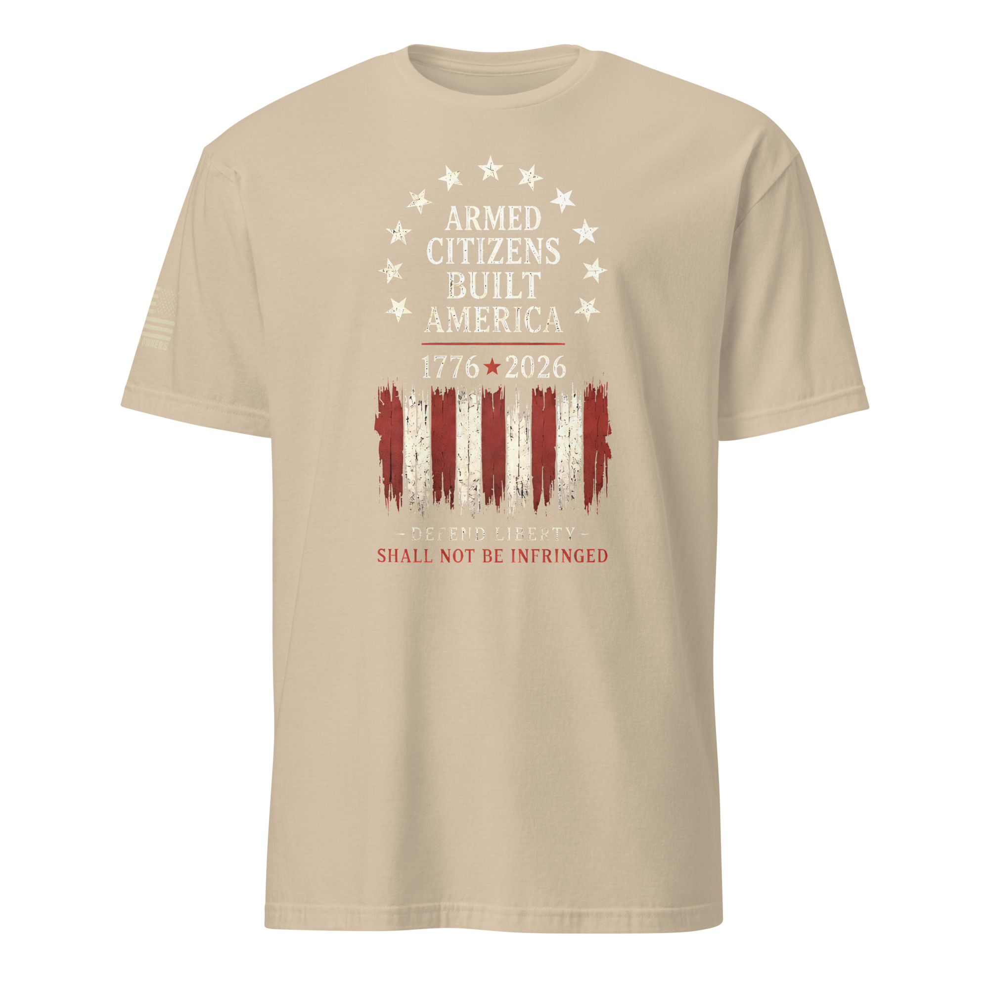 Supersoft – Short Sleeve – Unisex – “Armed Citizens Built America” - Image 17