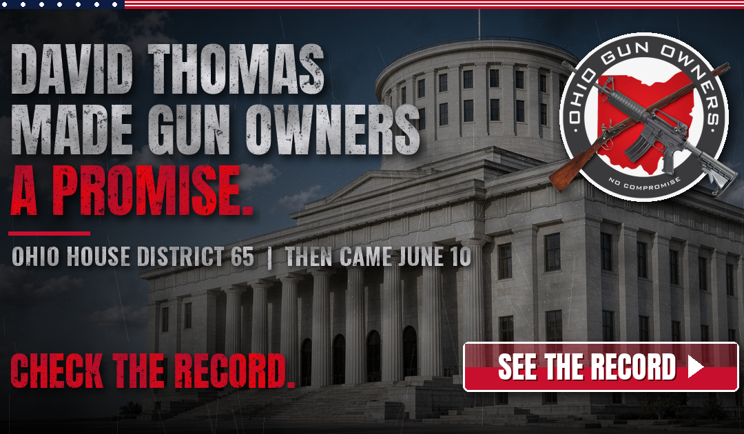 House District 65: David Thomas Made Gun Owners a Promise