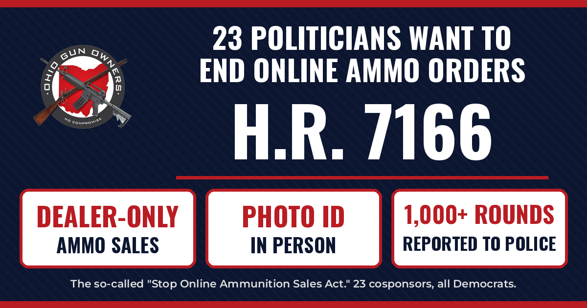 23 Politicians Want to End Online Ammo Orders