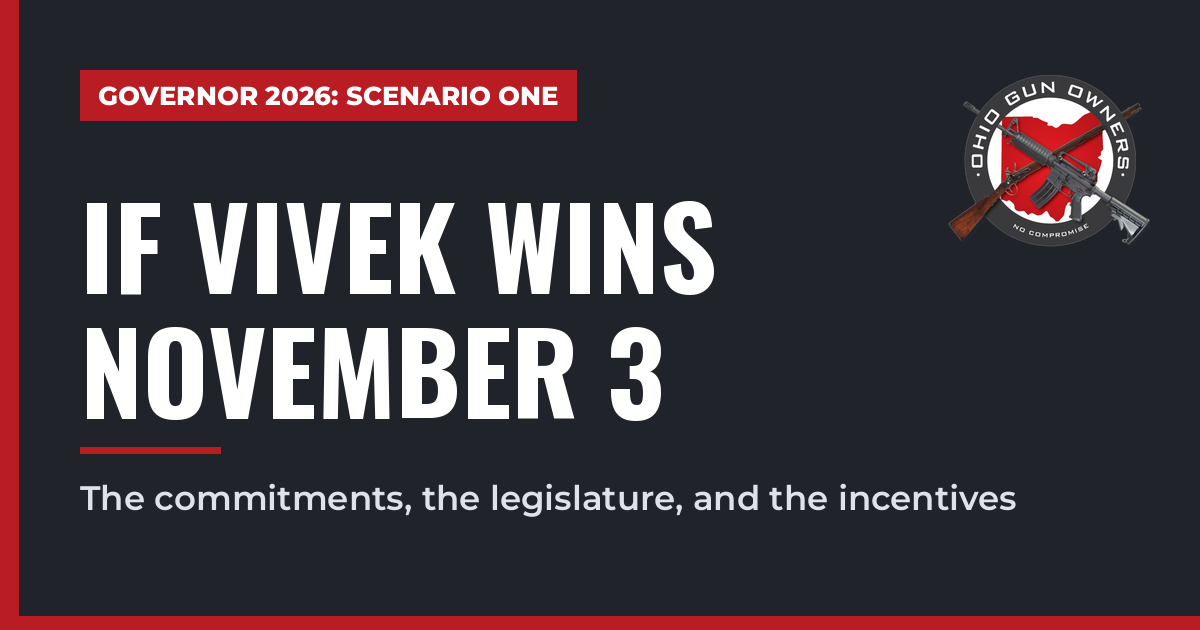 Scenario One: If Vivek wins November 3 - Ohio Gun Owners
